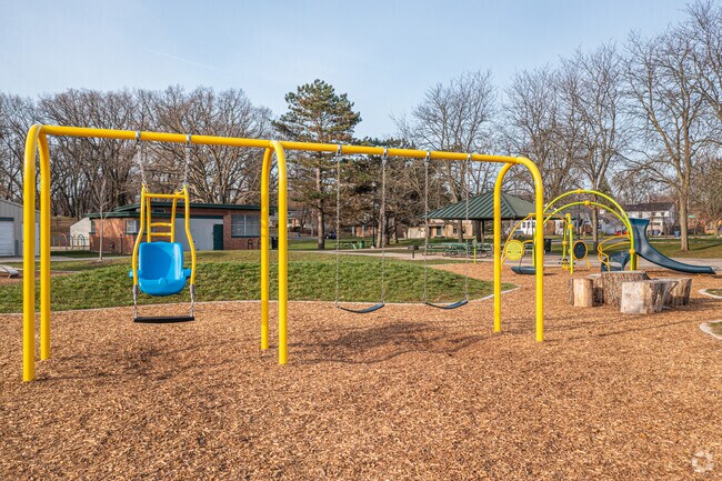 Mulick Park has swings for children of all ages.