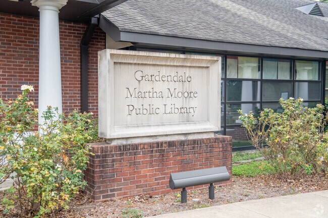 Enjoy a good book at the Gardendale Public Library near Mount Olive.