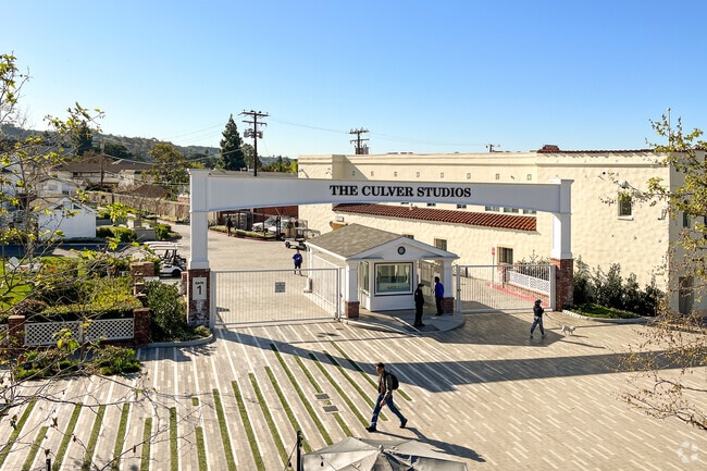The Culver stairs offer a high vantage point to see Culver Studios in Culver City.