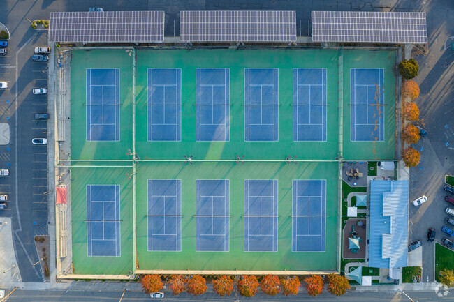 James Logan High School tennis courts.