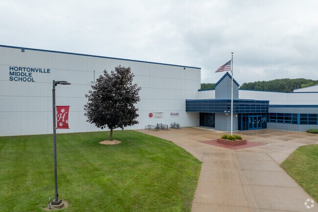 Hortonville Middle School near Greenville fosters critical thinking and creativity in students.