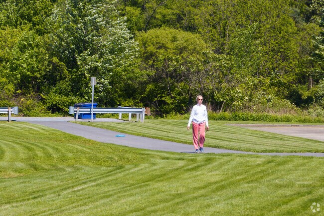 Friends Park is a small community park that hosts the annual Easter Egg hunt and is popular for dog walkers in Clinton Town.