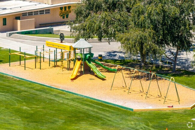 There is a playground at Westside Union Elementary School in Los Banos.