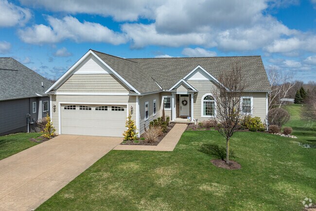 New Traditional homes line the streets of Harborcreek's premier subdivisions.