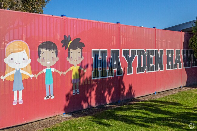 Hayden Elementary School is home of the Hawks.