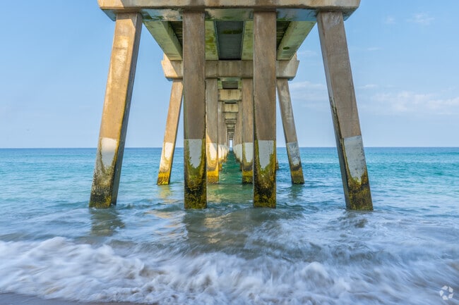 Find tranquility listening to the waves under Jennette's Pier in Whalebone Beach.