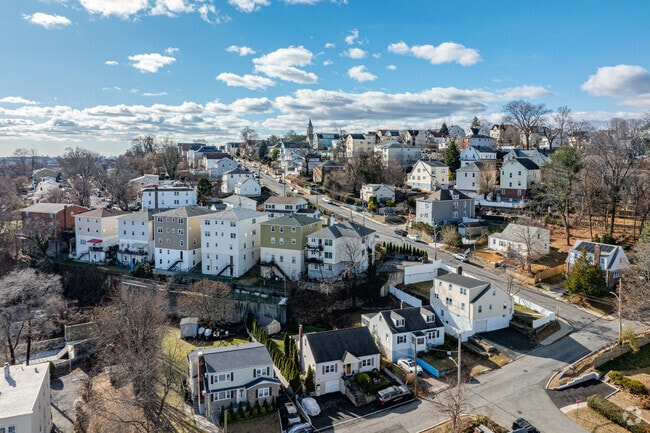 Homes and roads in Northwest Yonkers follow the natural shape of the hill.