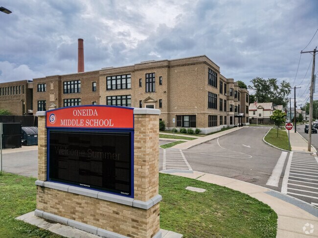 Oneida Middle serves grades 6–8 for Downtown Schenectady students.