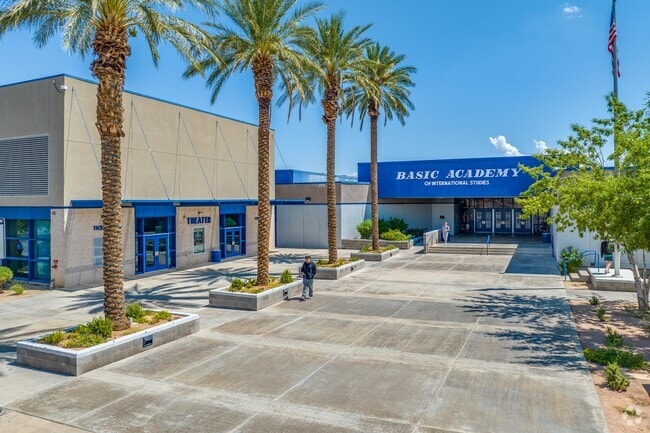 High school students can consider Basic Academy of International Studies in Lake Las Vegas.