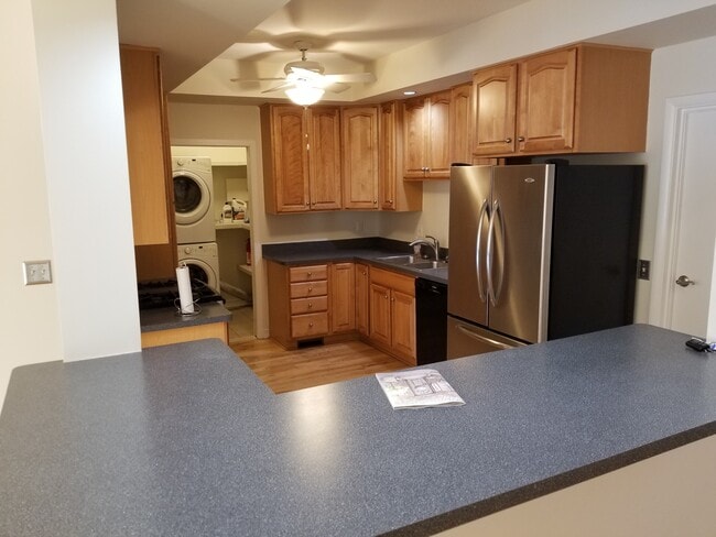Kitchen and laundry room