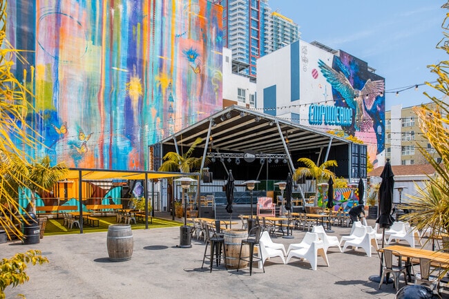 Quartyard provides live music and craft beer to East Village residents.