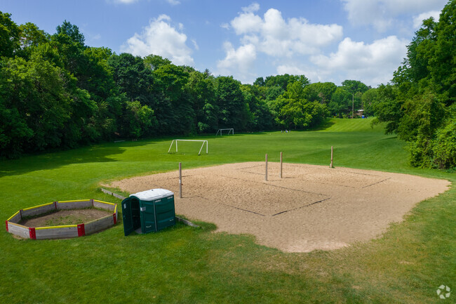 Outdoor Sports are offered for students to play during gym class at the Slauson Middle School.