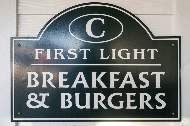 Make it a point to stop at First Light for breakfast or a burger in Corolla.