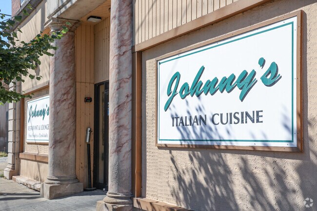 Make sure to stop by Johnny's and try their delicious veal parmesan.