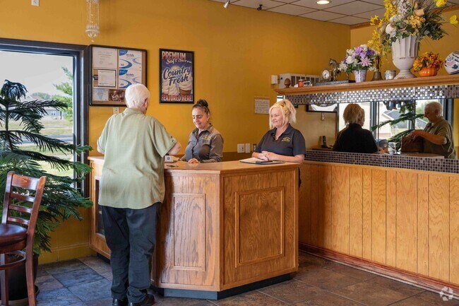 The Mahomet Family Restaurant has excellent food and is located near the Lake of the Woods area.