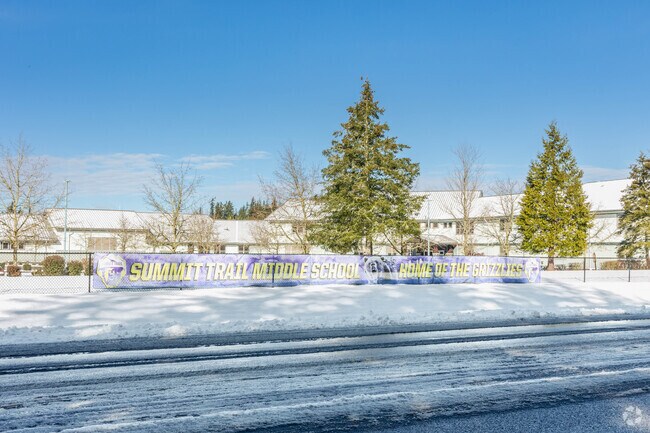 Summit Trail Middle School near Ravensdale also earns an A rating according to Niche.