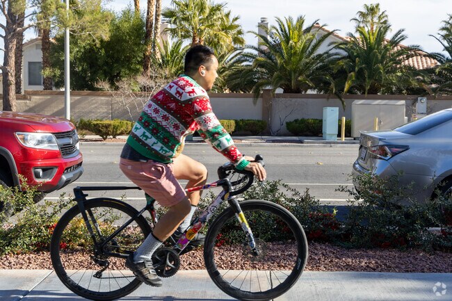 Peccole Ranch is a bike-friendly neighborhood.