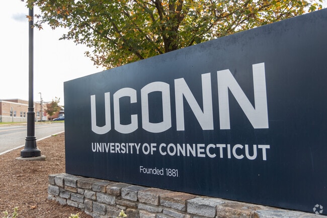 UConn's main campus is located right in the downtown Storrs area of Mansfield.