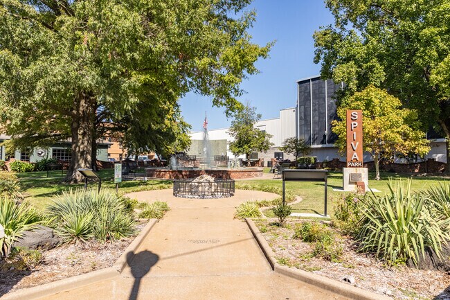 Spiva Park is a small park in downtown Joplin.