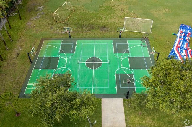 Students can shoot some hoops at the Pine Crest School - Boca Raton.