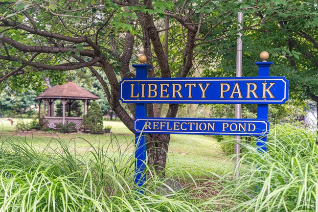Come enjoy a day relaxing outside at the Liberty Park Reflection Pond in Upper Saddle River.