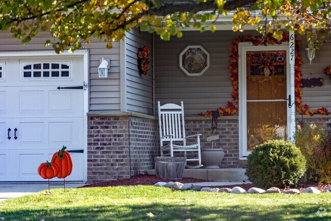 Fall decor can be seen all around the neighborhood of Stocker.