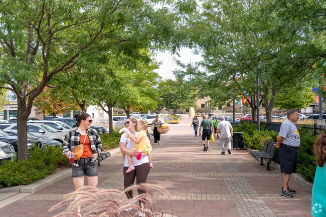 Downtown Waterloo's scenic strolls are easily accessible from Liberty Park.