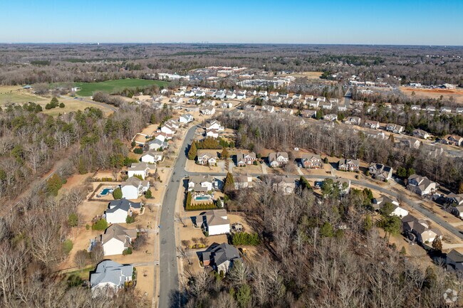 Wesley Chapel is only about 20 miles southeast of Uptown Charlotte.