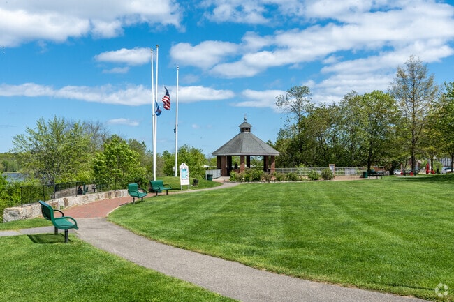 Mechanics Park on Water Street in Downtown Biddeford offers a peaceful place to sit, relax and take in the views of the Saco River.