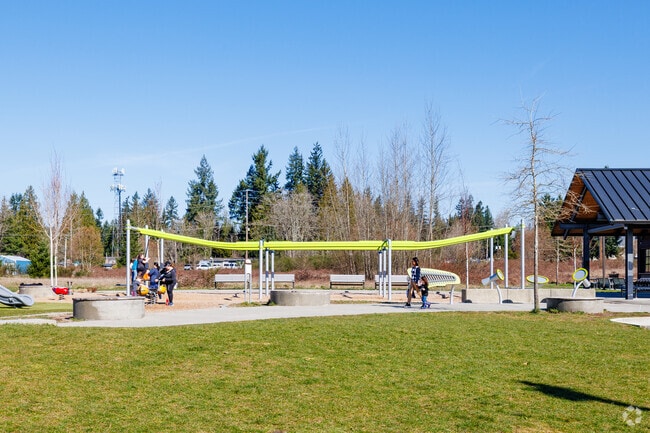 Covington Community Park has many fun amenities kids and adults of all ages to enjoy.