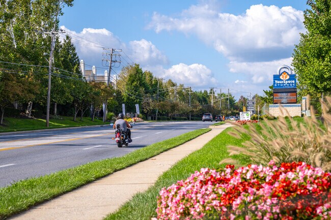 Ride your motorcycle in Woodlawn on a nice, blue-skied day.