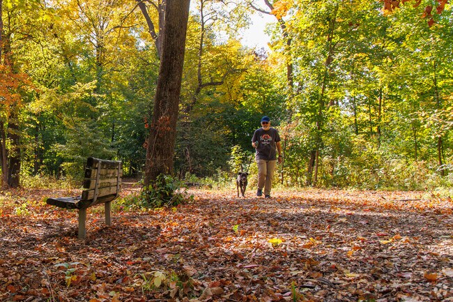 Residents love to bring their dogs on a walk to Clair's Creek Park.