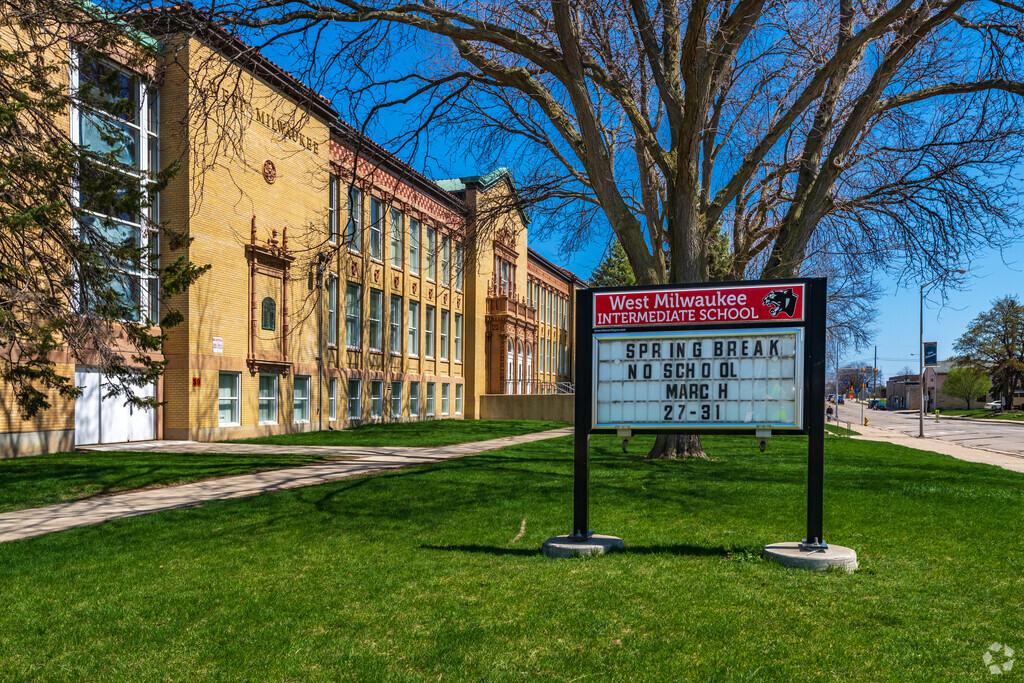 Front Entry of West Milwaukee Middle School