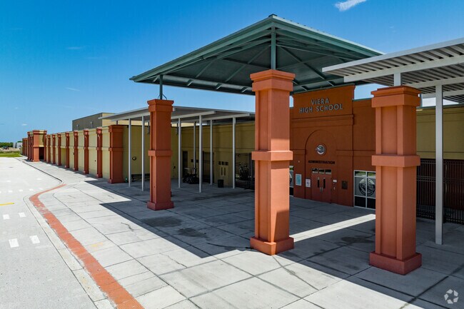 Welcome to the main entrance of Viera High School.