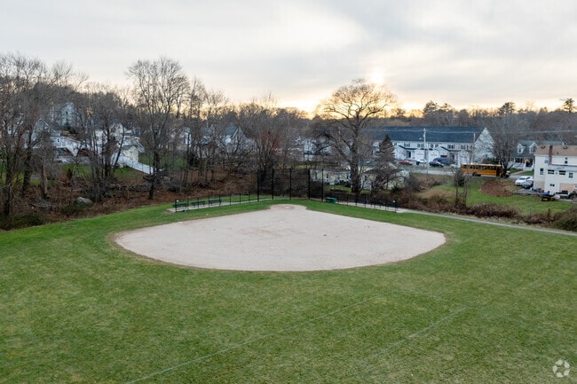 David J. Quinn Middle School has a baseball field.