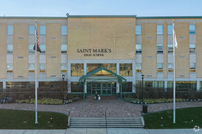 Academic excellence is achieved through the front doors of St. Marks High School.