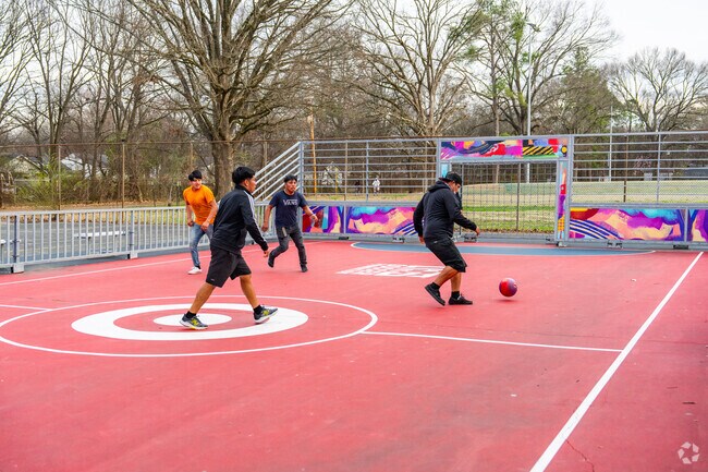 Gaisman Park in Berclair features 2 mini soccer pitches.