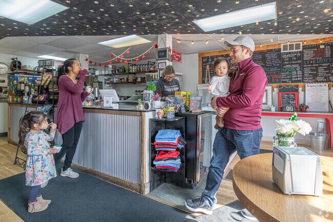 Little Dipper Café and Ice Cream Shoppe serves Jamestown coffee, sandwiches and ice cream.