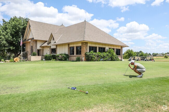Surrey Hills Golf Club near Harvest Hills West has a putting green to practice your short game.