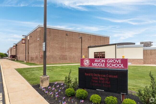 Avon Grove Middle School enrolls about 1,200 students in grades six to eight.