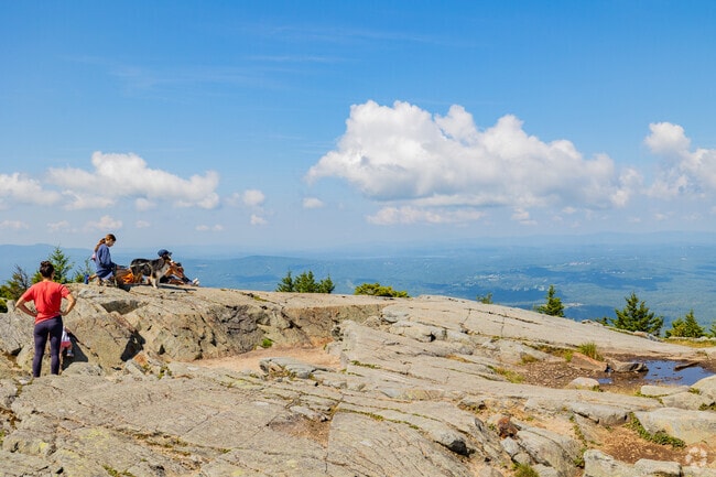 Rollins State Park located at Mt. Kearsarge offers hiking trails and vast  and 360 degree views.
