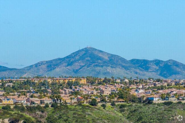 A look at the Otay Mountain Range from Robinhood-Bon Vivant.