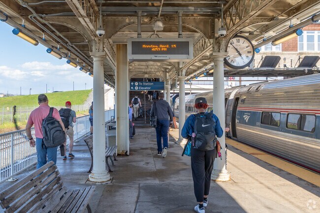 The Lancaster Amtrak station is minutes from College Park and gets commuters to major hubs.