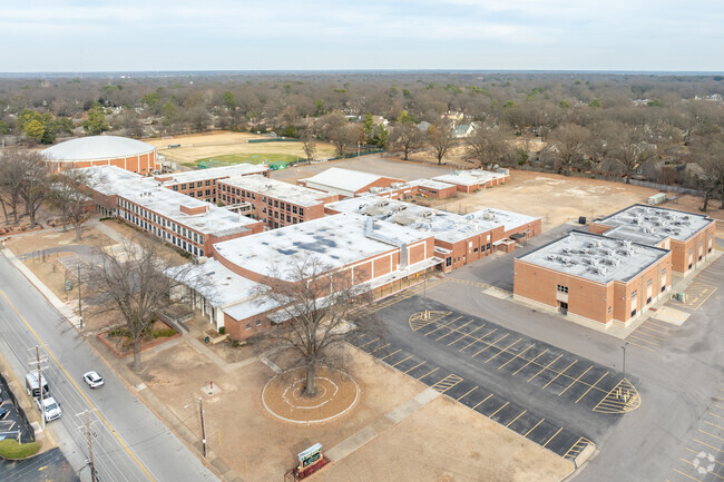 White Station High in Memphis has ample parking.
