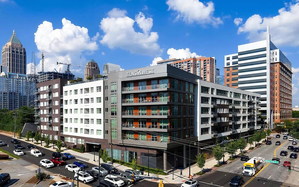 View of Apartment Complex Against Skyline
