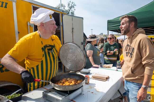 Head to the lively NDSU tailgates down the road from South High.