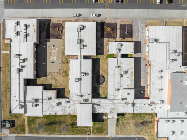 This is a top down view of Valley Center Intermediate School.