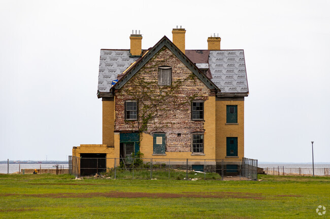 Nearly all of the structures at Fort Hancock in Sea Bright have been abandoned for decades.