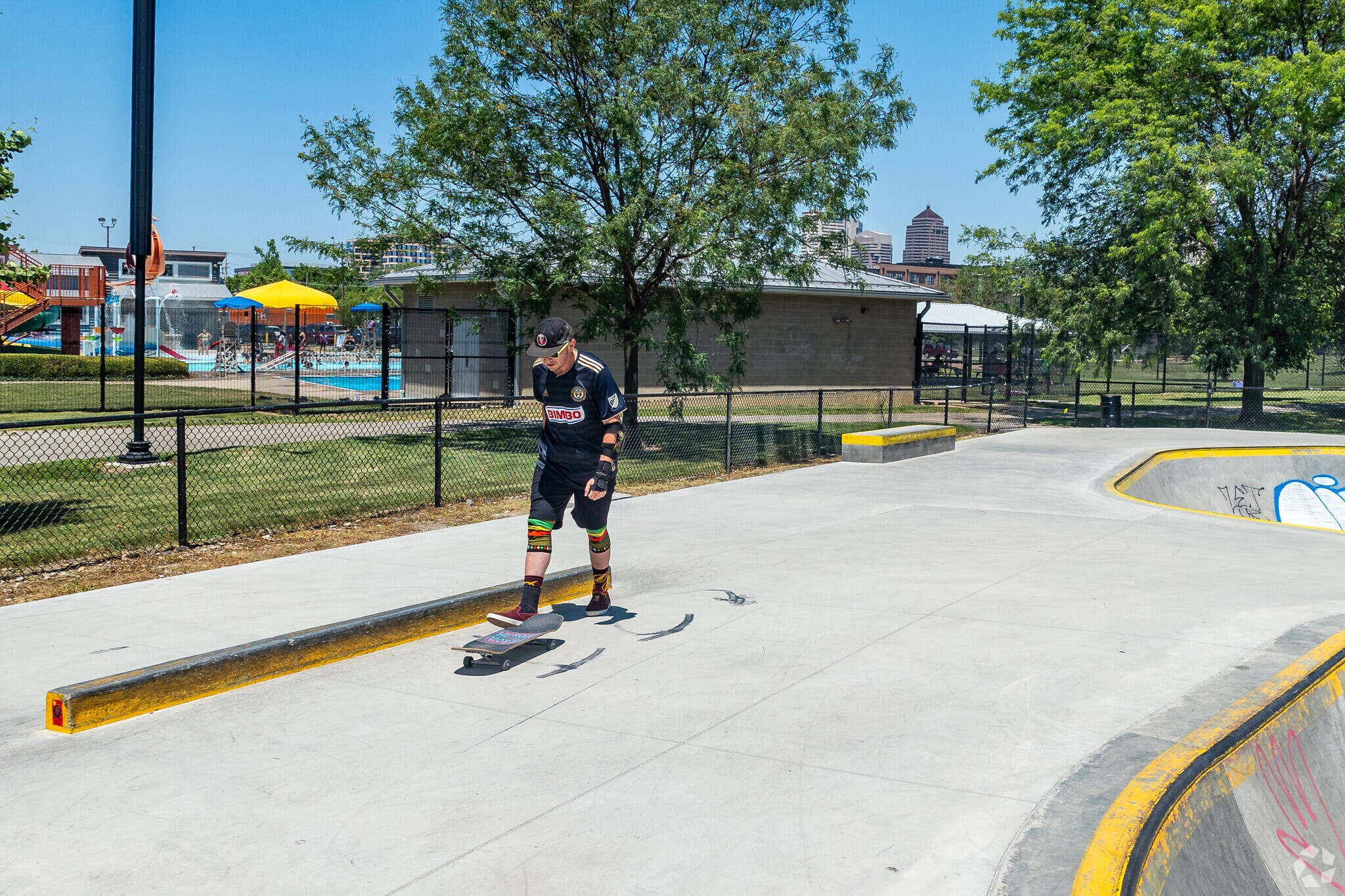 Dodge Park in Franklinton features a skateboard park.