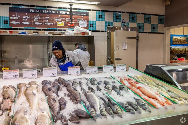99 Ranch Market offers fresh local seafood in Montclair.